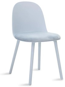 Chair Earin PP fabric in grey color 45x52x80 εκ.