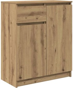 vidaXL Συρταριέρα με Συρτάρια Τεχνίτης Δρυς 71x35x84 εκ. Επεξ. Ξύλο