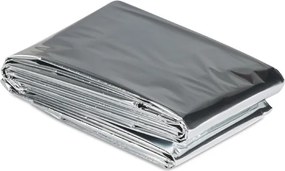 Θερμική κουβέρτα εκτάκτου ανάγκης AG404, 130 x 210cm, ασημί