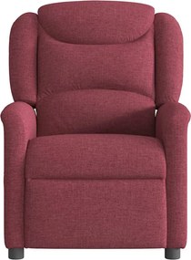 vidaXL Πολυθρόνα Ανακλινόμενη Μπορντό Υφασμάτινη