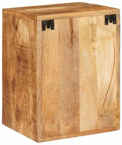 vidaXL Κομοδίνο Καφέ 35 x 33 x 48 εκ Στερεό ξύλο μάνγκο