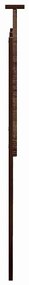 vidaXL Κεφαλάρι Καφέ δρυς 150 cm Επεξεργασμένο ξύλο
