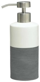 Δοχείο Κρεμοσάπουνου Doppio 325ml Grey Sealskin Πορσελάνη