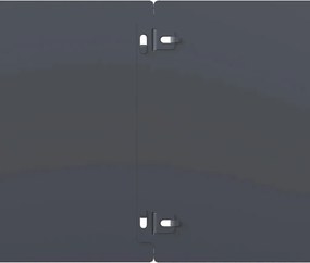 vidaXL Περιφράξεις γκαζόν 10 τεμάχια Ανθρακί από χάλυβα ψυχρής έλασης