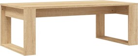 vidaXL Τραπεζάκι Σαλονιού Sonoma Δρυς 102 x 50 x 35 εκ. Επεξεργ. Ξύλο