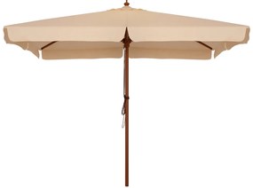 ΟΜΠΡΕΛΑ ΕΠΑΓΓΕΛΜΑΤΙΚΗ WALLER 3,00X3,00X2,50Y ΜΕ ΞΥΛΙΝΟ ΣΚΕΛΕΤΟ HM6022 ΜΠΕΖ