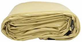 vidaXL Τέντα 650g / m² Μπεζ 3 x 5 m Καμβάς με επικάλυψη PVC