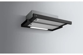 Turboair TT14 LX/BL/A/60 Aπορροφητήρας Συρόμενος 60cm, Μαύρος, D