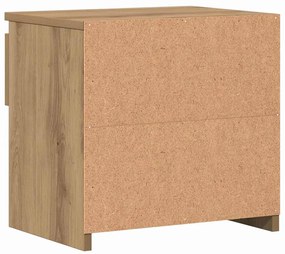 vidaXL Κομοδίνα 2 τεμάχια Artisan Oak 40x30x39 cm Κατασκευασμένο ξύλο