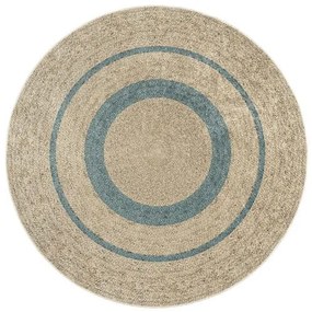 Beauty Home Ροτόντα 90x90 Jute Art 9131 Μπεζ,Μπλε