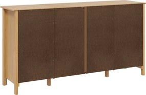 vidaXL Πλαϊνό γραφείο HILL Μέλι Καφέ 154 x 40 x 80 εκ. Στερεό πεύκο