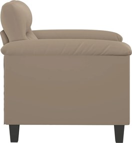 vidaXL Πολυθρόνα Taupe 60 εκ. από Ύφασμα Μικροϊνών