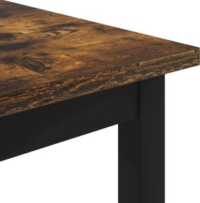 vidaXL Τραπεζάκι σαλονιού Καπνιστό Δρύς 100 x 100 x 45 cm