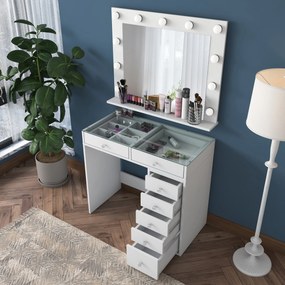 Τουαλέτα Μακιγιάζ Λευκό BRUBON 90x44.5x79.8