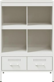 vidaXL Ντουλάπι Λευκό 68x39x101,5 εκ. από Χάλυβα