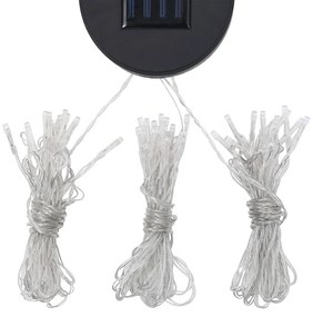 vidaXL Κιόσκι με Φωτάκια LED Ανθρακί 300 x 300 εκ.