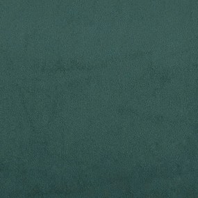 Καναπές Διθέσιος Σκούρο Πράσινο 120 εκ. Βελούδινος με Μαξιλάρια - Πράσινο
