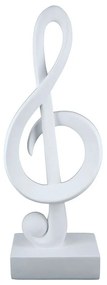 Διακοσμητικό Αντικείμενο Clef 37156 8,5x15x39cm White Ceramic