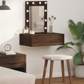 vidaXL Τραπέζι περιποίησης Καφέ 60 x 40 x 70 εκ. Επεξεργασμένο ξύλο