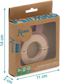 Μασητικό Kiokids Ecofriendly Bunny Pink 3236