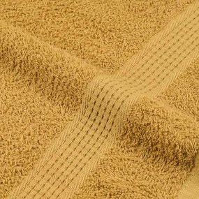 vidaXL Χειροπετσέτες FROGN 10 τεμ. Χρυσές 50x100 εκ. 360 γρ./μ²