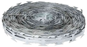 vidaXL Σύρμα Ξυράφι Ασημί 5000 x 1.9 εκ Γαλβανισμένος χάλυβας