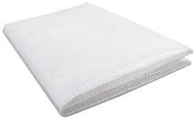 vidaXL Μουσαμάς με Ύφανση Leno Λευκός 6x12 μ. 140 γρ./μ²