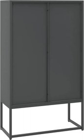 vidaXL Ντουλάπι Ανθρακί 80 x 35 x 135 εκ. από Ατσάλι