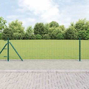 vidaXL Στυλοβάτες με Βάσεις 26 τεμ Ø32mm 50cm Γαλβανισμένος Χάλυβας