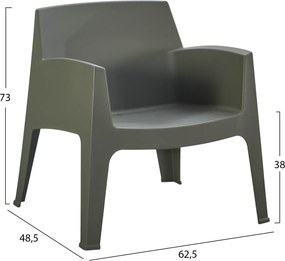 ΣΕΤ LOUNGE 3ΤΜΧ SLEEK HM21274.05 DARK OLIVE GREEN ΠΟΛΥΠΡΟΠΥΛΕΝΙΟ