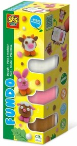 Παιχνίδι με Πλαστελίνη SES Creative (6 Τεμάχια) (4 Μονάδες)