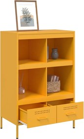 vidaXL Ντουλάπι Μουσταρδί 68x39x101,5 εκ. από Ατσάλι