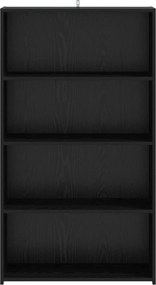 vidaXL Highboard Μαύρη Δρυς 70 x 41 x 124 εκ. Επεξεργασμένο Ξύλο