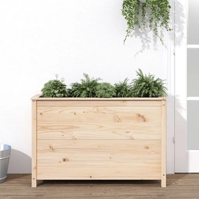 vidaXL Ζαρντινιέρα Υπερυψωμένη 119,5x40x78 εκ. από Μασίφ Ξύλο Πεύκου