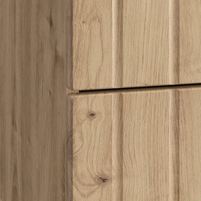 vidaXL Κομοδίνο Artisan Δρυς 43 x 34,5 x 49,5 εκ Επεξεργασμένο Ξύλο