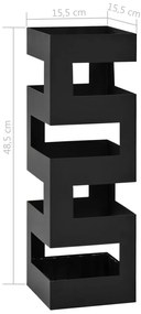 vidaXL Ομπρελοθήκη Μαύρη Ατσάλινη