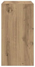 vidaXL Side Table Artisan Oak 50x26x50 cm Κατασκευασμένο ξύλο