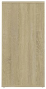 vidaXL Παπουτσοθήκη Sonoma Δρυς 31,5 x 35 x 70 εκ. από Επεξ. Ξύλο