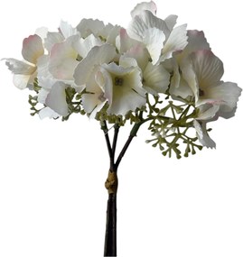 Τεχνητό λουλούδι Λευκό με ροζ απαλό 25εκ 4170a-3/cr606