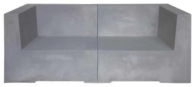 καναπές 2θέσιος CONCRETE Cement Grey