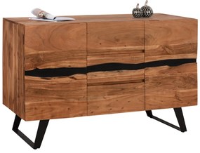ΜΠΟΥΦΕΣ ΜΕ 3 ΣΥΡΤΑΡΙΑ ALICIA HM8475.11 ΑΠΟ ΜΑΣΙΦ ΞΥΛΟ ΑΚΑΚΙΑΣ 148x44x86Υ εκ.