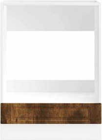 vidaXL Ντουλάπι φούρνου Porto Καπνιστή Δρυς Επεξεργασμένο ξύλο