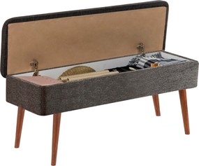 Extendable Dining Table &amp; Chairs Set (5 Pieces) Vina 1053 - 4 - Anthracite, Walnut Walnut
Anthracite