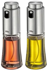 Σπρέι Λαδιού/Ξιδιού Bari (Σετ 2Τμχ) 613476 Inox Cilio Steel,Glass