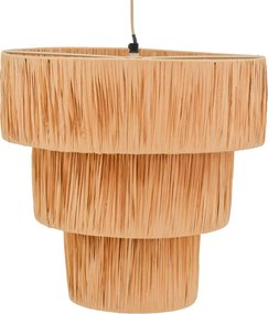 Φωτιστικό οροφής Bombe Inart E27 φυσικό Φ40x120εκ