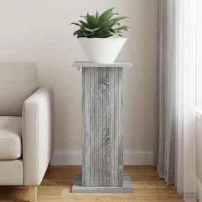 vidaXL Βάση φυτών Γκρι Sonoma 30,5 x 30 x 60,5 εκ Επεξεργασμένο Ξύλο