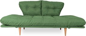 3-Seat Sofa-Bed Nina Daybed - Green GR106 Green