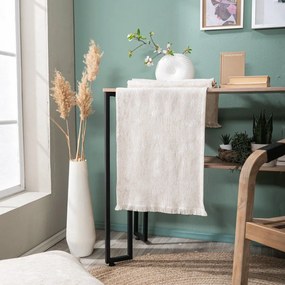 Τραβέρσα Anzio 01 Ecru Teoran 45X180 Cotton-Polyester