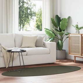 vidaXL Χαλί 'HUARTE' Φωτεινό Πράσινο 100x200 εκ. Ωοειδές