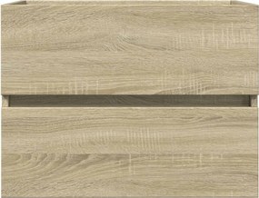 vidaXL Ντουλάπι Νιπτήρα Sonoma Δρυς 60x38,5x45 εκ. Επεξεργασμένο Ξύλο